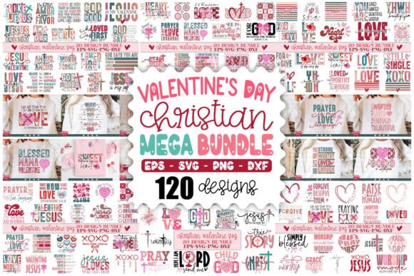 Christian Valentine Bundle: Graphics & T-Shirt Designs