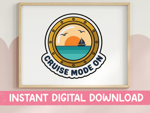 Cruise Mode Porthole: Graphics for T-Shirt Designs