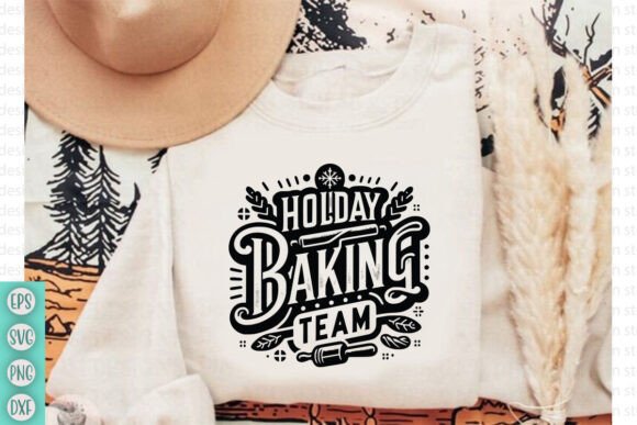 Holiday Baking Team SVG for T-Shirt Designs & Graphics