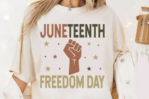 Juneteenth Freedom Day Png for T-Shirt Designs and Graphics
