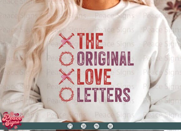 Love Letters SVG for T-Shirt Designs & Graphics
