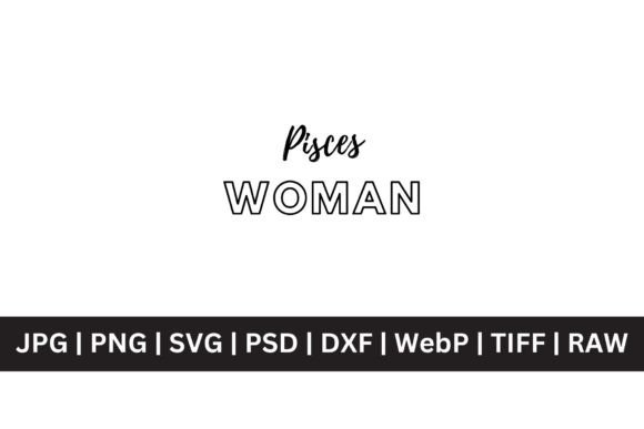 Pisces Woman SVG: Graphics for T-Shirt Designs