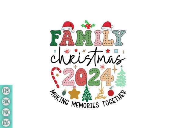Reviewing Family Christmas 2024 SVG Graphics for T-Shirt Designs