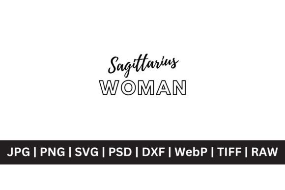 Sagittarius Woman SVG for Graphics & T-Shirt Designs